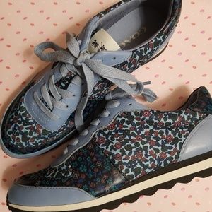 NWOT Coach Floral Tennis Shoes ♡ Size 7.5